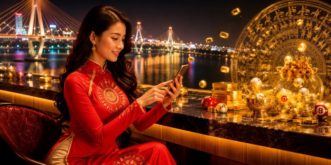 Người dùng Cần Thơ tham gia các chương trình ưu đãi và xổ số trực tuyến trong tà áo dài