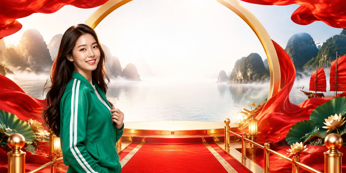 Người dùng mặc áo dài tại Hạ Long duyệt trang 88online trên điện thoại