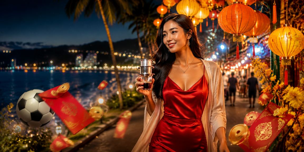 Người dùng Phan Thiết chơi game và theo dõi thể thao trên điện thoại bên tách cà phê